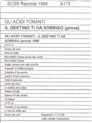 a173 gli acidi tonanti: il destino ti ha sorriso 1995